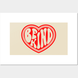 Be kind motivation lettering quote Posters and Art